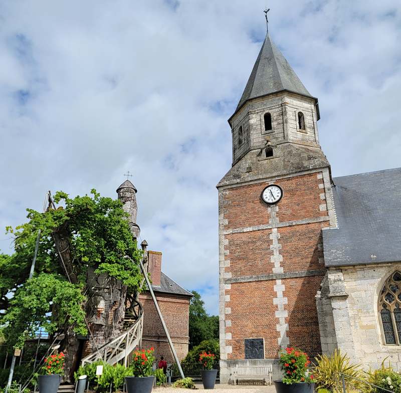 allouville bellefosse eiche kirche