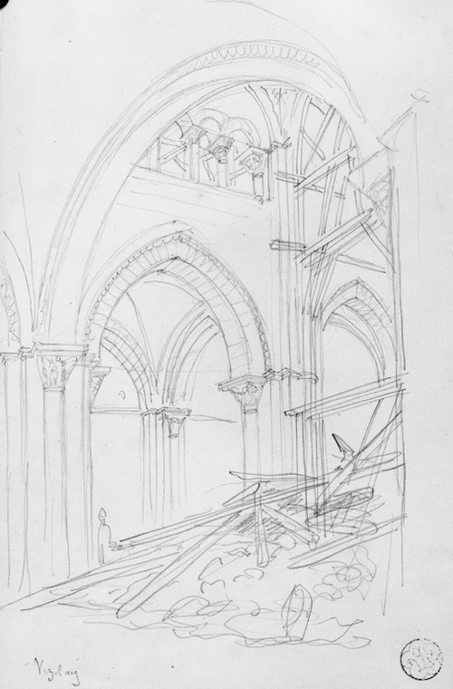 vezelay narthex viollet le duc