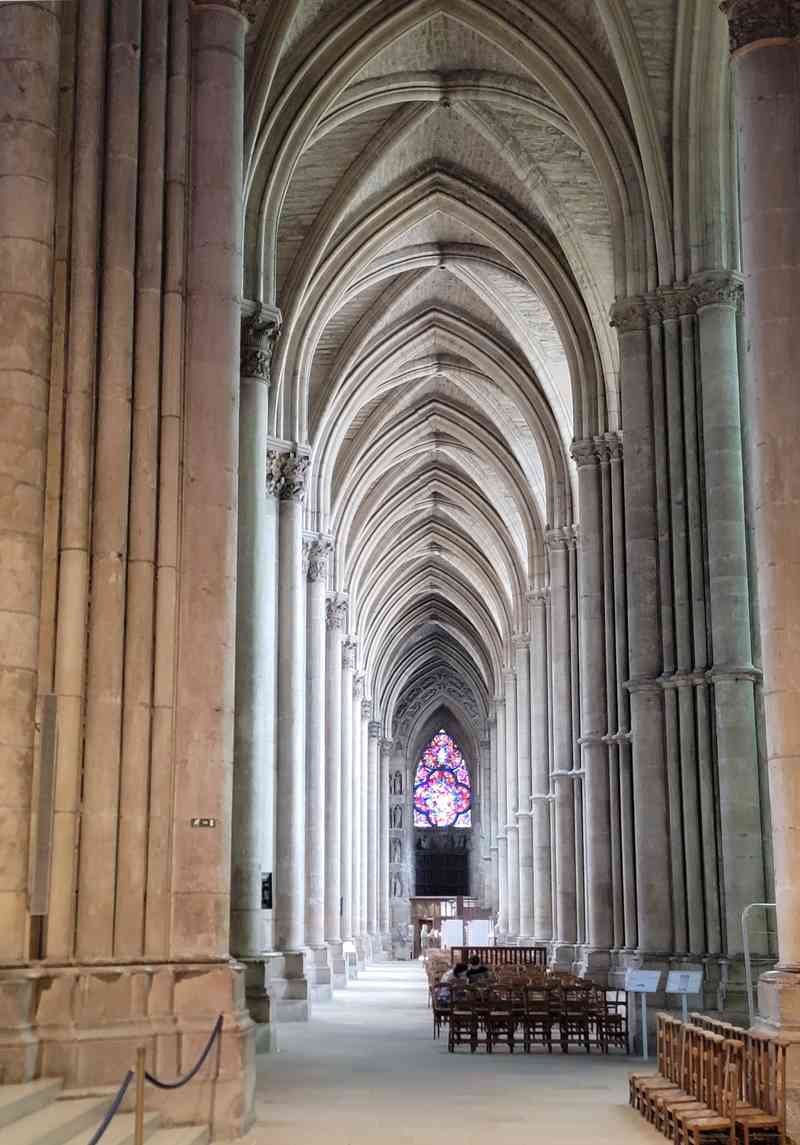 reims kathedrale seitenschiff