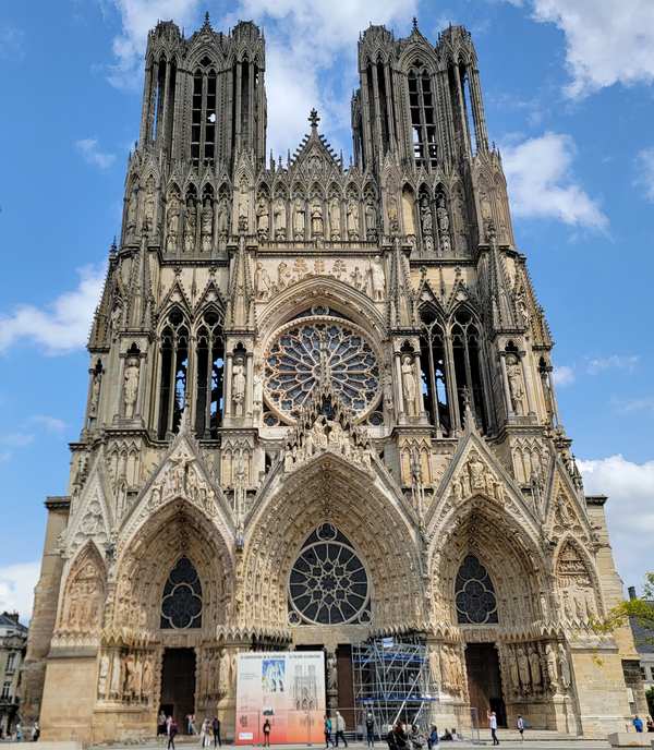 reims kathedrale west fassade