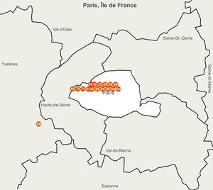 karte paris ile de france klein