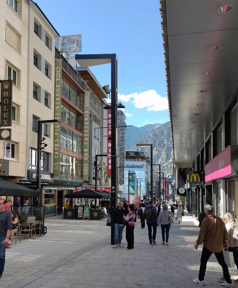 andorra shopping mile